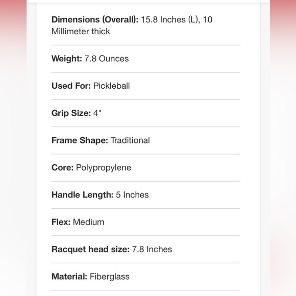 NWT Joola Journey Pickleball Paddle - Purple
- 10mm - Picture 5 of 5